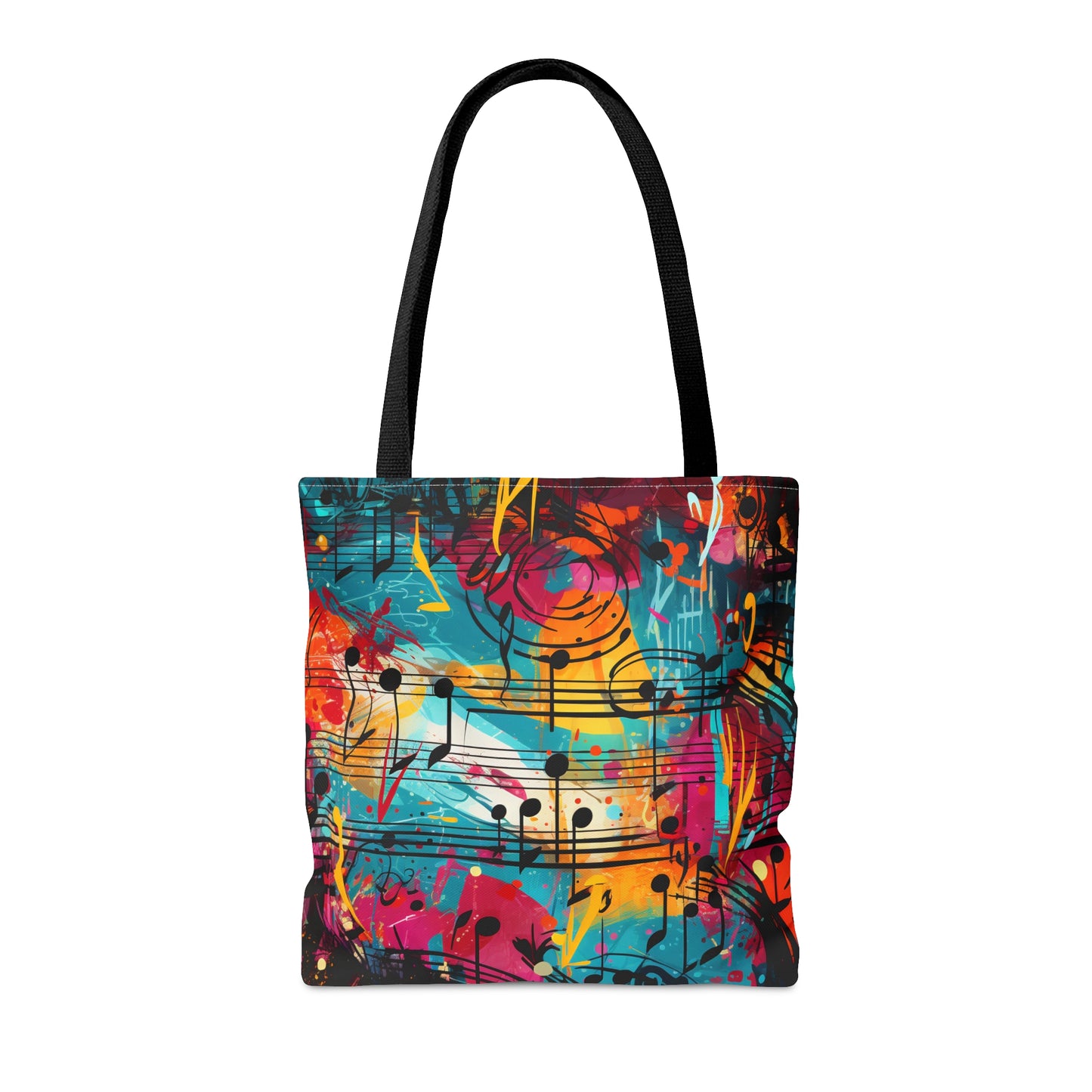 Melodic Muse: Urban Symphony Tote Bag