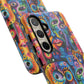 Psychedelic Visions Vibrant Samsung, iPhone and Google Pixel Phone Cases - Colorful Artistic Design