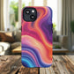 Cosmic Lava Flow Colorful Abstract iPhone Case , Tough Magnetic Protection, Stylish Accessories, Gift for Tech iPhone Lovers, Vibrant Mobile Covers