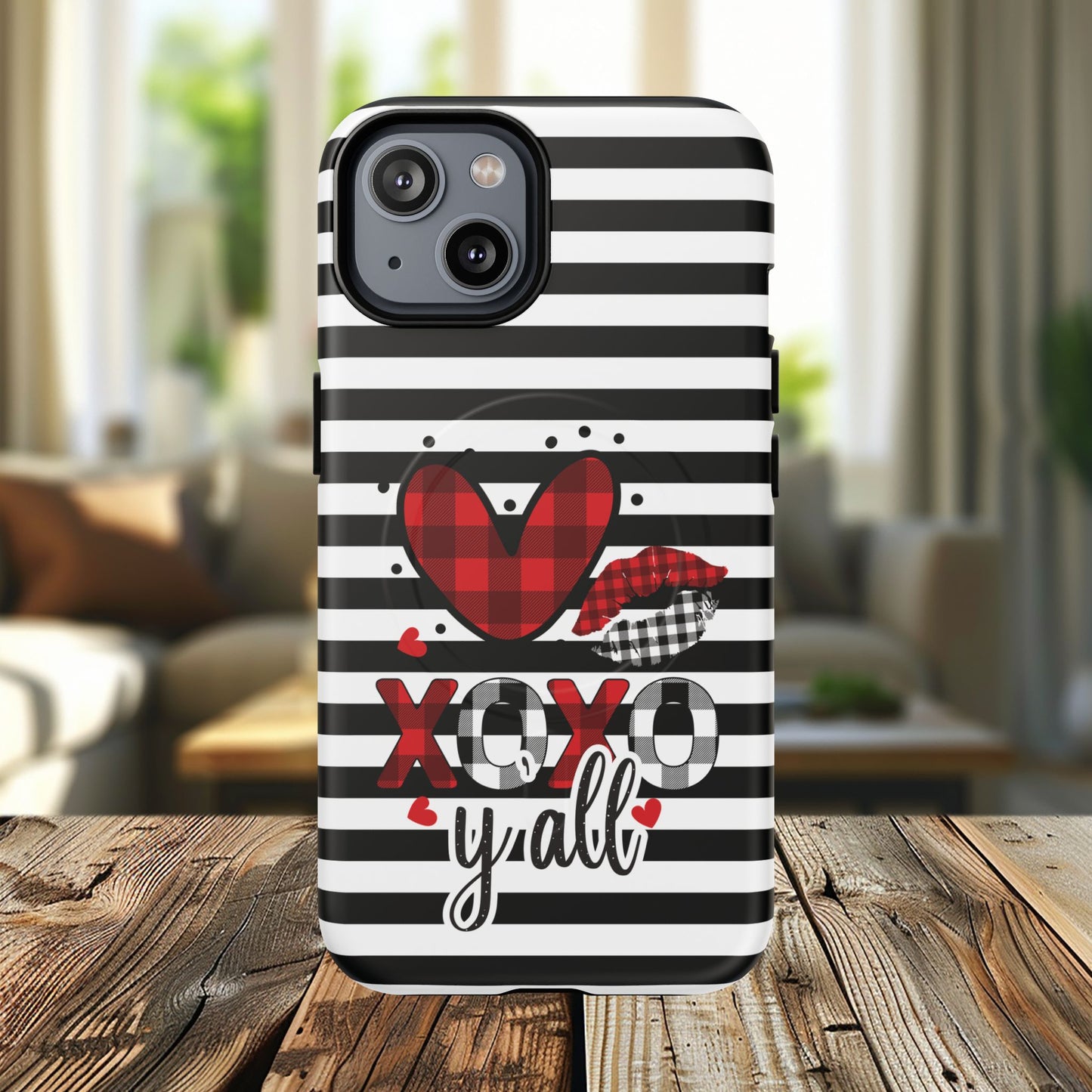 Stylish Tough Magnetic Phone Cases, Trendy Gifts for Her, Holiday Accessories, Floral Design, Cute Phone Protection