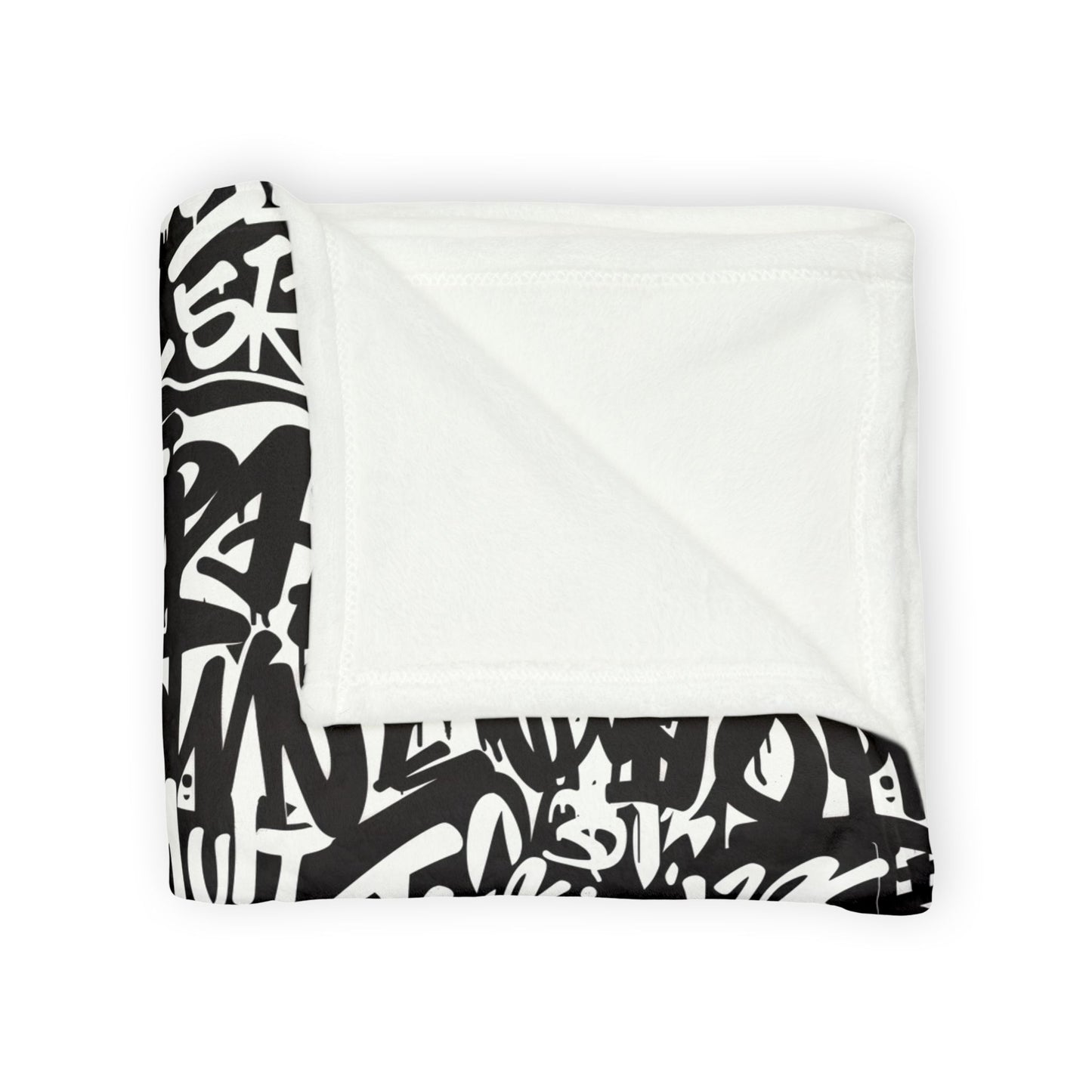 Urban Graffiti Soft Minky Blanket