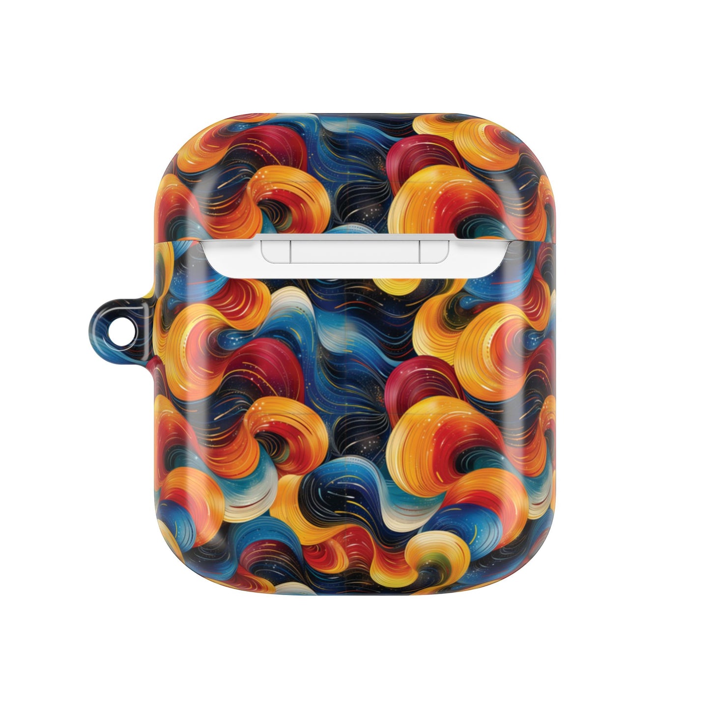 Cosmic Swirl AirPod Case - Colorful Protective Cover for Music Lovers