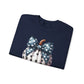 Polka Dot Pumpkin Charm Unisex Heavy Blend™ Crewneck Sweatshirt