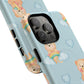 Cute Bear Magnetic iPhone Case, Kid-Friendly iPhone Cover, Stylish Cell Accessory, Gift for Kids, Durable Design for Any Occasion