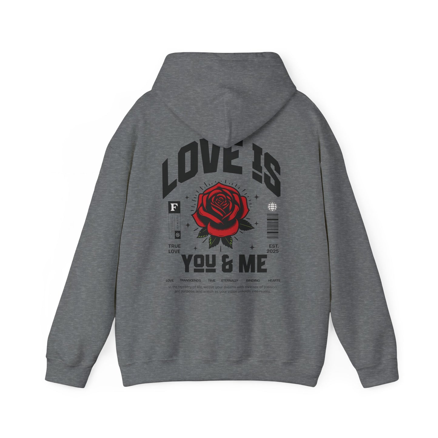 You and Me Unisex Gildan Hoodie Sweatshirt