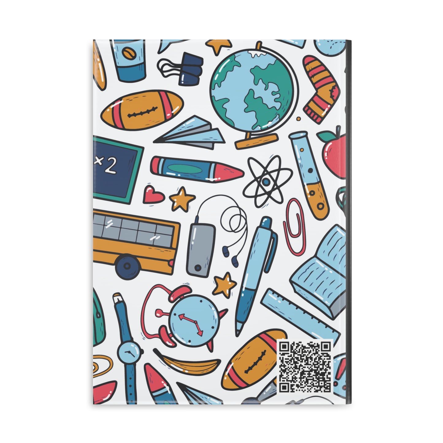 Black School Doodles A Hardcover Notebook (PY)