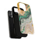 Magnetic iPhone Cases with Green Marble Design, Tough Magnetic Cases, iPhone Accessories, Gift for Her, Trendy iPhone Cover