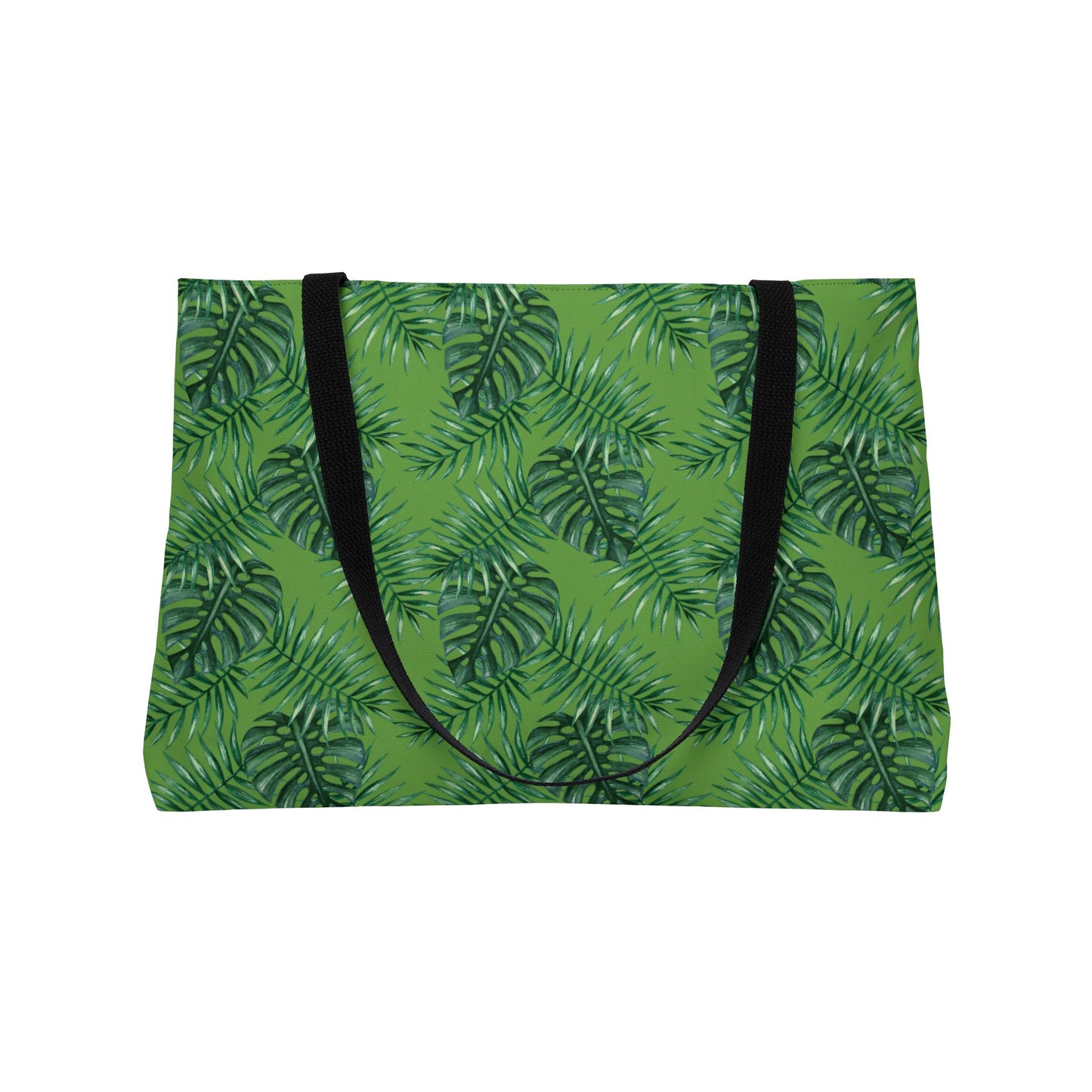 Tropical Bliss Green Weekender Tote Bag