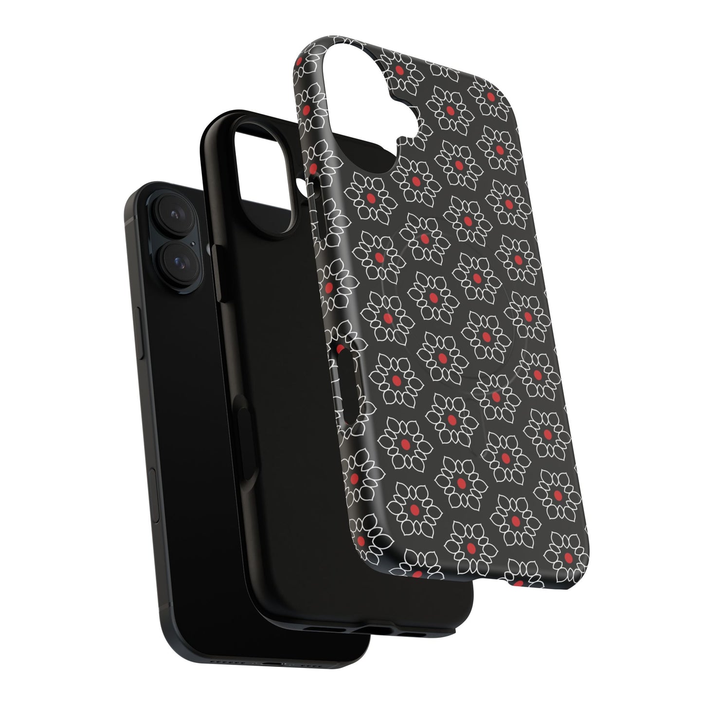 Floral Power Magnetic Tough iPhone Cover | Tough iPhone Cover, Floral Design, Custom iPhone Accessory, Gift for Her, iPhone Case