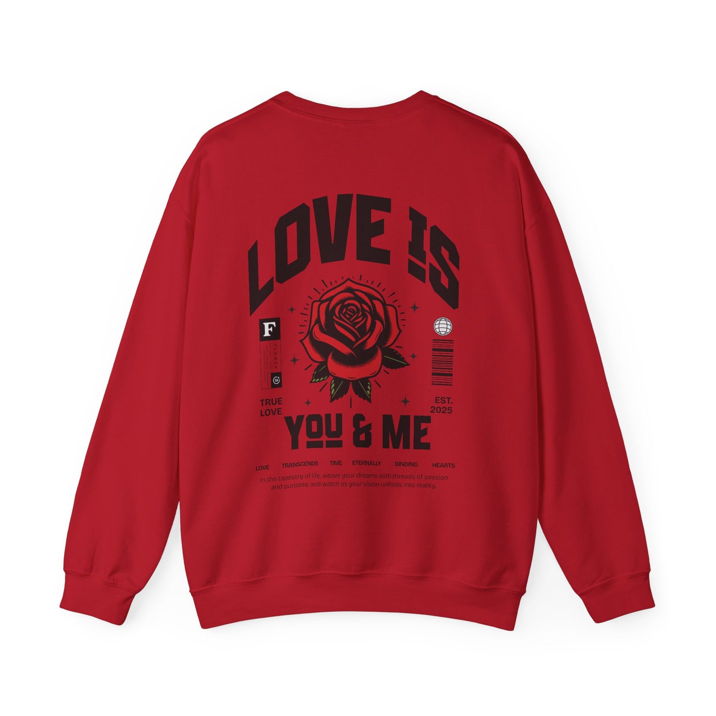 You and Me Valentines Unisex Heavy Blend™ Crewneck Sweatshirt.