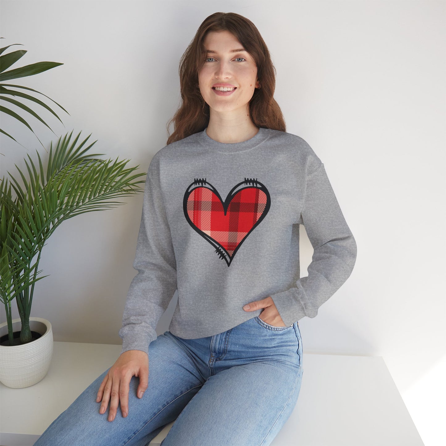 LOVE Always Unisex Heavy Gildan Blend™ Crewneck Sweatshirt.