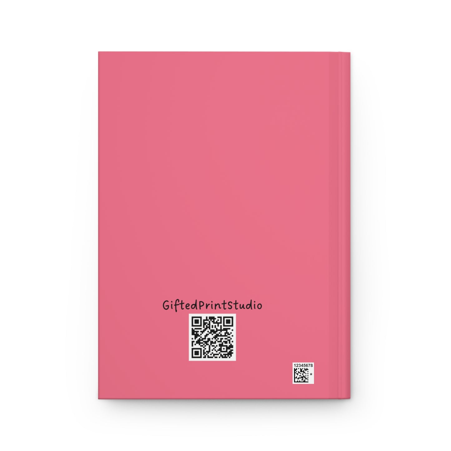 Personalized Kids Pink Hardcover Notebook — "This Belongs to [Name]" Cute School Notebook/Back to School.