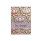 Personalized Stained Glass Lotus Blossom Hardcover Notebook — Custom Name and Affirmation Puffy Cover Journal.