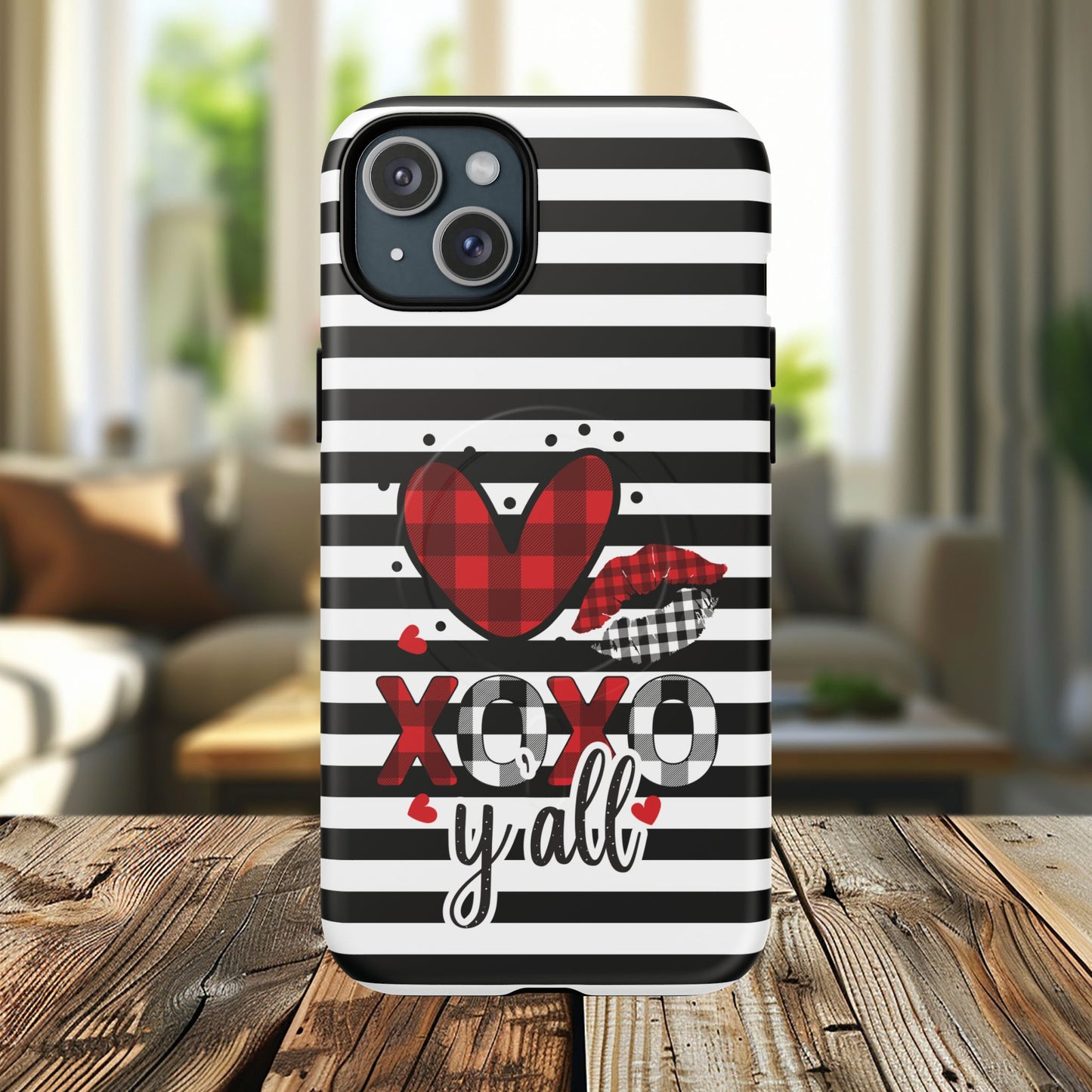 Stylish Tough Magnetic Phone Cases, Trendy Gifts for Her, Holiday Accessories, Floral Design, Cute Phone Protection