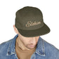 Embroidered 'ELOHIM, GENESIS 1:1'  5 Panel Cap, Trendy Hat, Outdoor Gear, Streetwear Accessory, Unique Gift, Fashion Statement