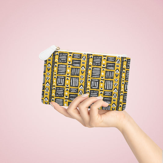 Tribal Vibes Mini Clutch Bag - Stylish Patterned Pouch for Everyday Use