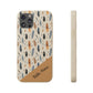 Personalized Whispering Feathers Samsung and iPhone Biodegradable Case, Custom Name Case.