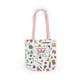 Personalized Classroom Couture Composition Book Inspired Canvas Tote Bag with Colorful Straps, Cute School Bag, Eco-Friendly Tote, Back to School Shopping Bag, Teacher Gift Idea