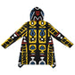 Geometric Harmony Heavyweight Elongated Cloak - AOP