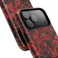 Crimson Bloom Tough iPhone Magnetic Case, Protective iPhone Case, Stylish iPhone Cover, Gift for Her, Mother's and Birthday Gifts, Unique Floral Accessories