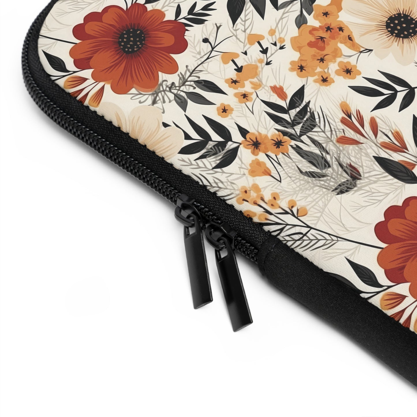 Boho Chic Floral Laptop Sleeve