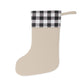 Personalized Buffalo Plaid Christmas Stocking – Custom Name with Festive Tree Design