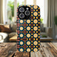 Celestial Spice Tiling Colorful Tough Magnetic iPhone Case, Unique iPhone Cover, Artistic Mobile Shell, Durable Design Accessory, Trendy Gift Idea, MagSafe® iPhone Case.