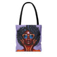 Afro Luxe Glow Tote Bag