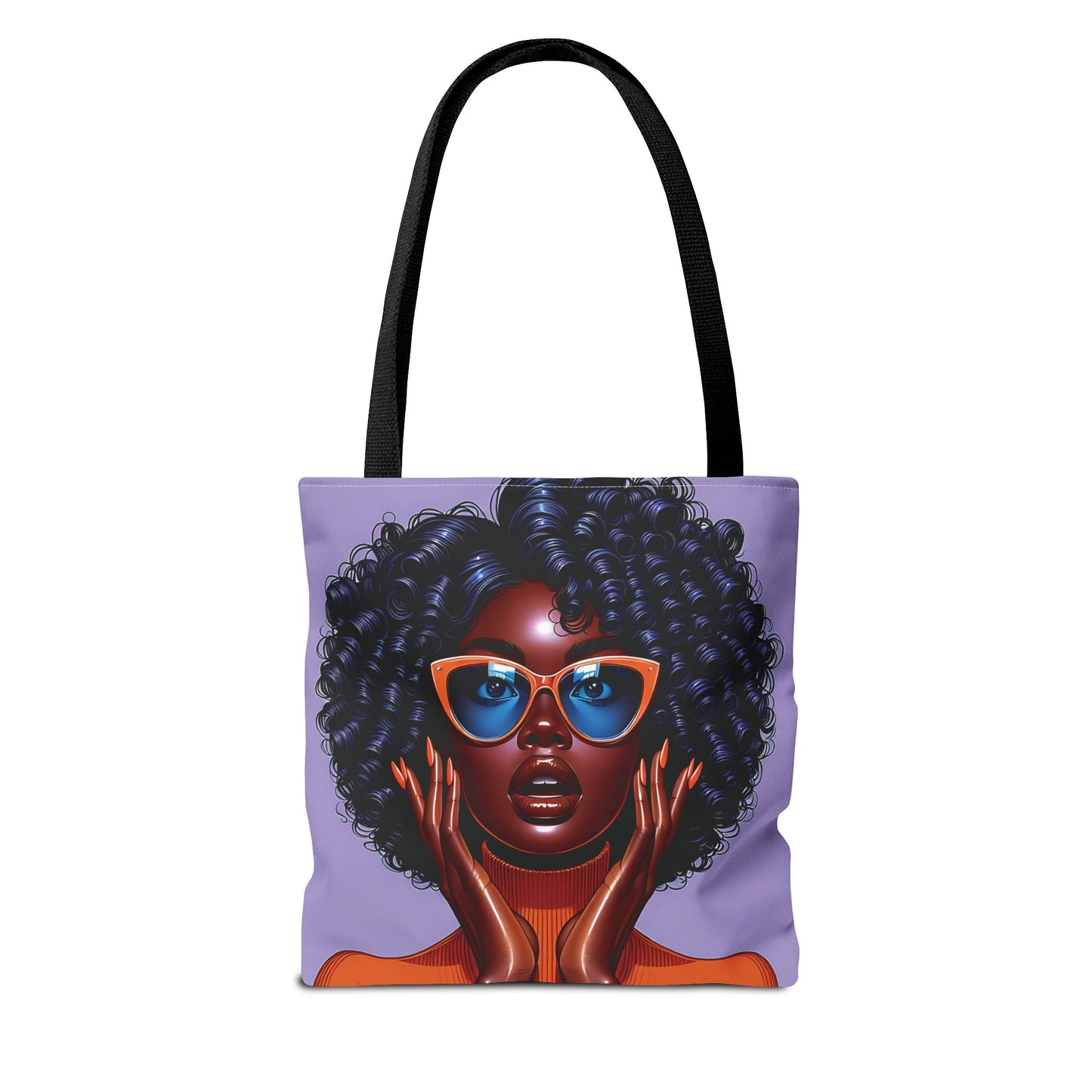 Afro Luxe Glow Tote Bag
