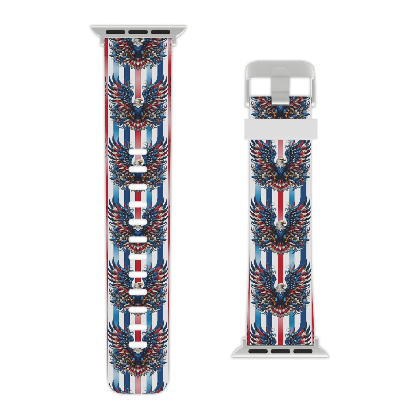 Patriotic Pride Apple Watch Band - Stylish Wrist Accessory for Independence Day & Beyond