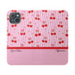 Personalized Cherry Blossom Dreams Flip iPhone and Samsung Cases — Wallet Folio with Name & Affirmation.