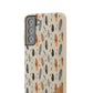 Personalized Whispering Feathers Samsung and iPhone Biodegradable Case, Custom Name Case.