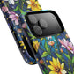 Flower Garden Stained Glass Phone Case, Tough Magnetic Cases, Floral Phone Cover, Durable Phone Accessories, Spring Gift, Birthday Present