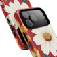 Floral Fusion Tough Magnetic Phone Case | Flower Design, Durable Protective Cover, Gift for Her, Spring Style, Unique Phone Accessory.