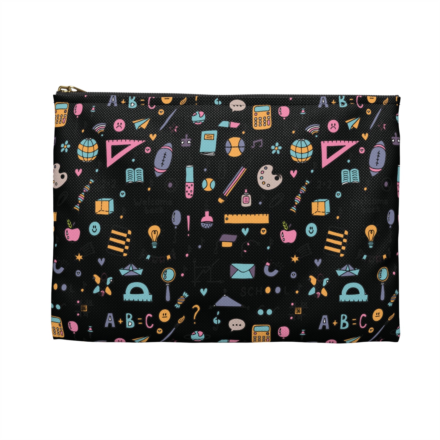 Personalized Chalkboard Chic Composition Book Inspired Accessory Pouch, Kids School Supplies, Classroom Organizer, Teacher Gift, Fun Stationery Case, Back to School