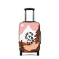 Fun Luggage Cover - "I Love to Travel" - Stylish Travel Accessory