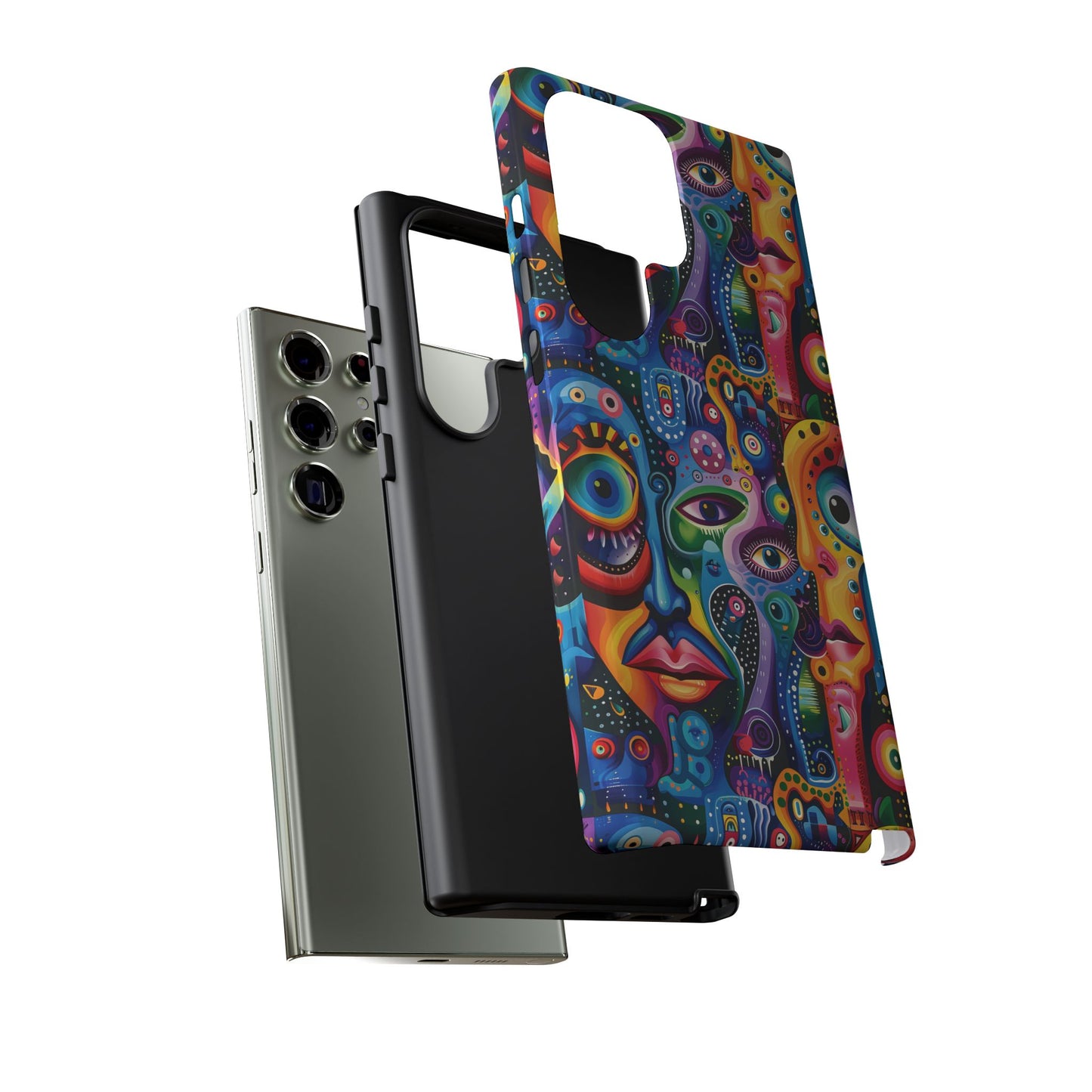 Psychedelic Visions Vibrant Art Google Pixel, iPhone and Samsung Phone Case - Tough Cases for Creative Souls