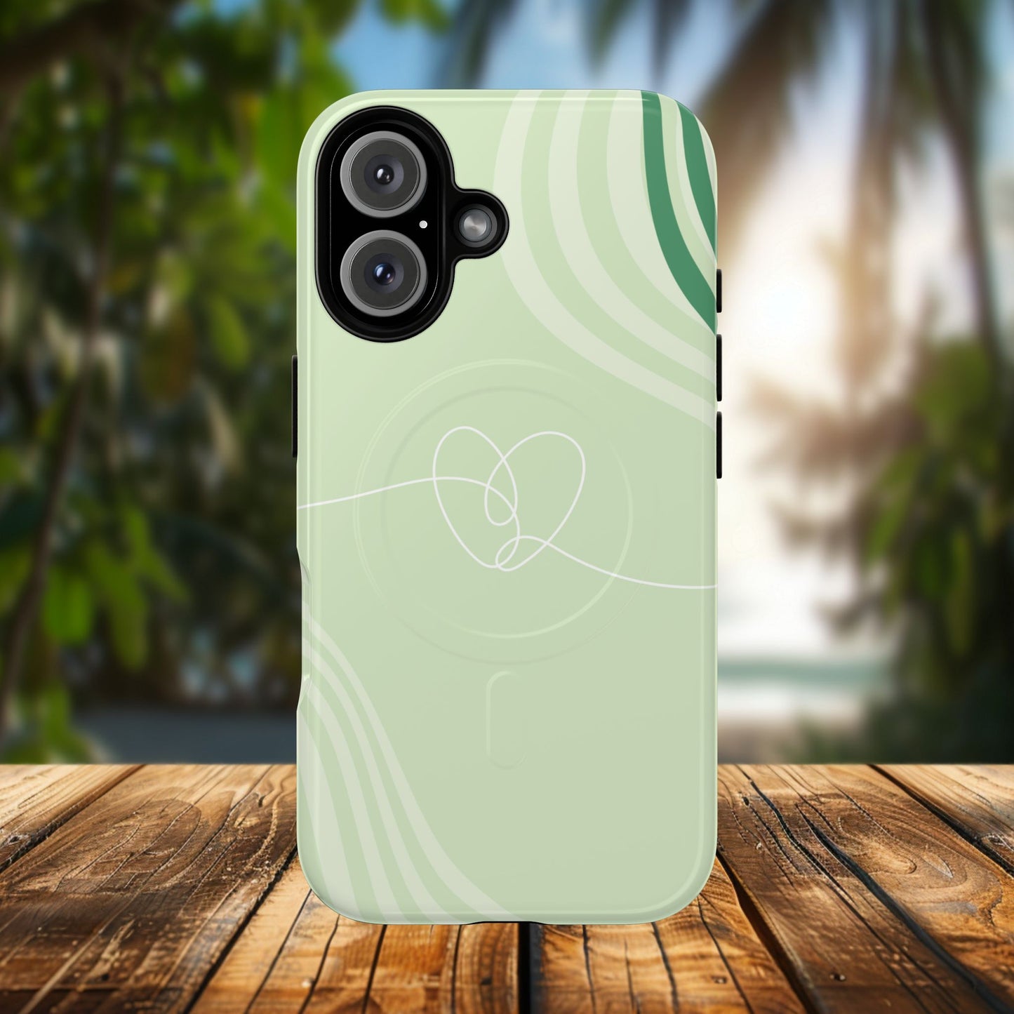 Loving Lines Tough iPhone Magnetic Cases, Eco-Friendly Gift, Birthday Present, iPhone 14, iPhone 15, iPhone 16, Pro, Pro Max, Plus MagSafe Protection Case.