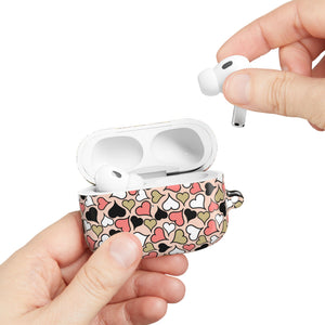 Love Hearts AirPod Cases - Cute Heart Pattern Earbud Holder.