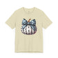 Polka Dot Pumpkin Charm Unisex Jersey Short Sleeve Tee