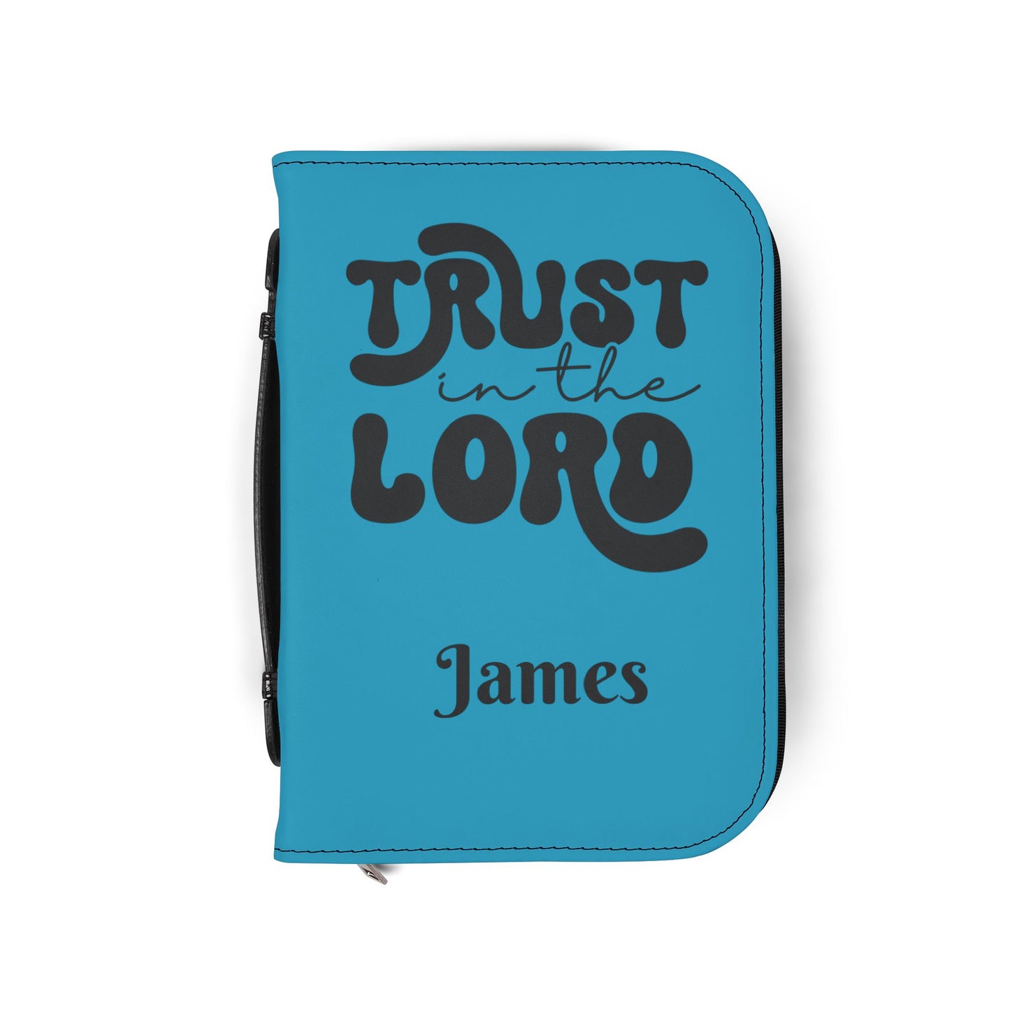 Personalized Floral Cross Bible Cover - Trust in the Lord Design| Baptism | Christening | Anniversary | Birthday Gifts.