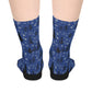 Winter Wonderland Navy Mid-Length Socks