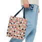 Heart Patterned Tote Bag - Cute & Stylish Carryall for Every Occasion
