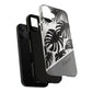 Personalized Monochrome Monstera Tropical Phone Case - Tough Magnetic MagSafe® Cases, Gifts for Nature Lovers, Stylish Phone Accessories, Gifts for Her.