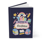 Personalized Kids Navy Hardcover Notebook — "This Belongs to [Name]" Cute School Notebook/Back to School.