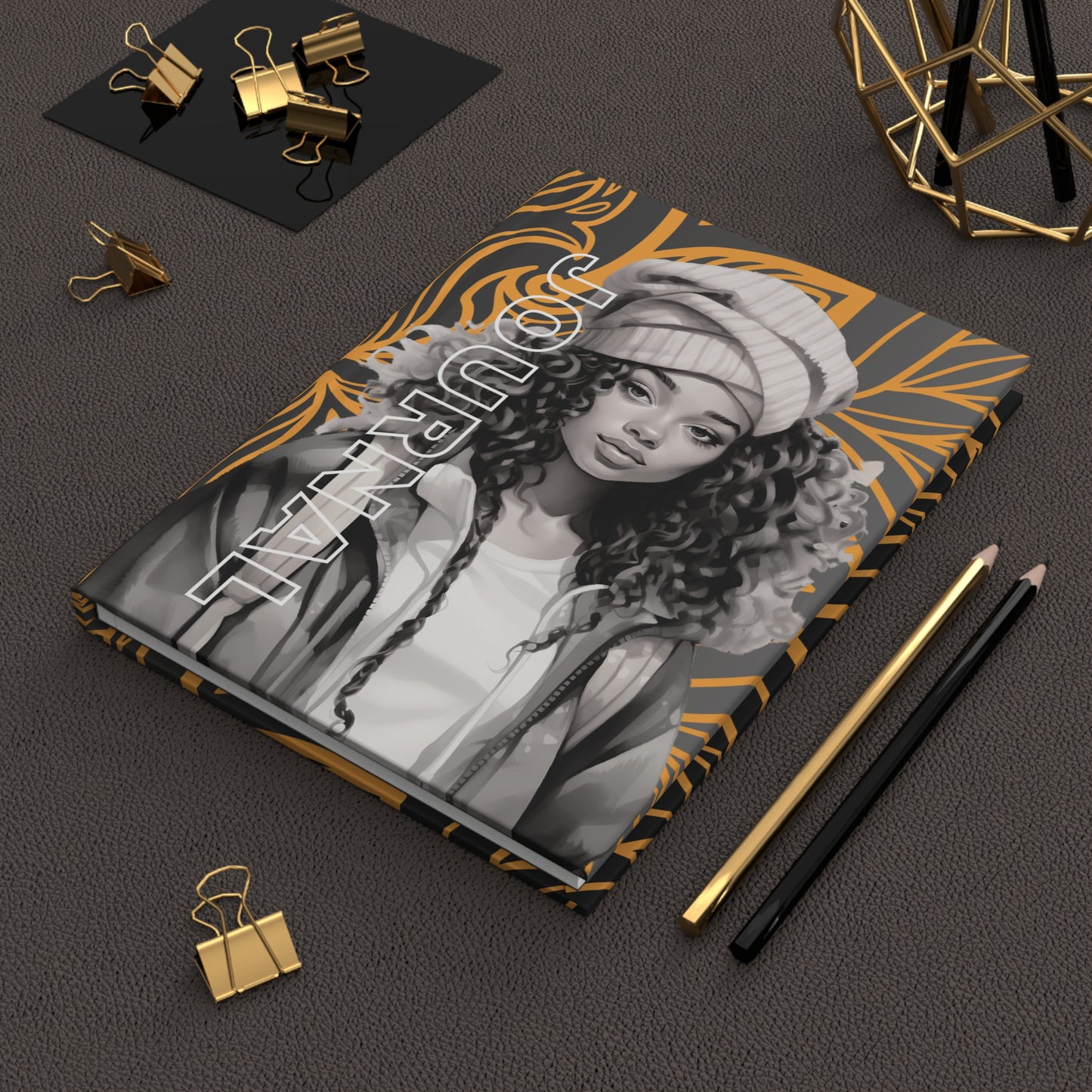 Stylish Hardcover Journal, Inspirational Journal for Dreamers, Gift for Writers, Matte Finish Journal, Creative Planning Notebook