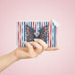 Patriotic Pride Eagle Mini Clutch Bag - Stylish Zipper Pouch for Events & Celebrations