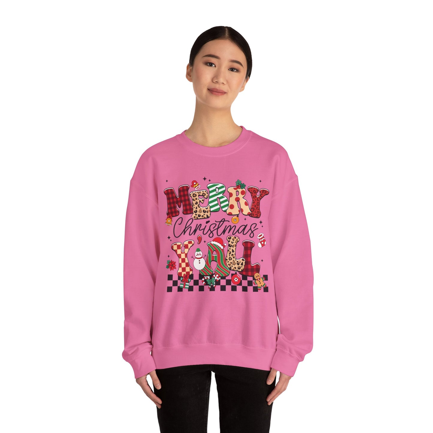 Merry Christmas Unisex Heavy Blend™ Crewneck Sweatshirt
