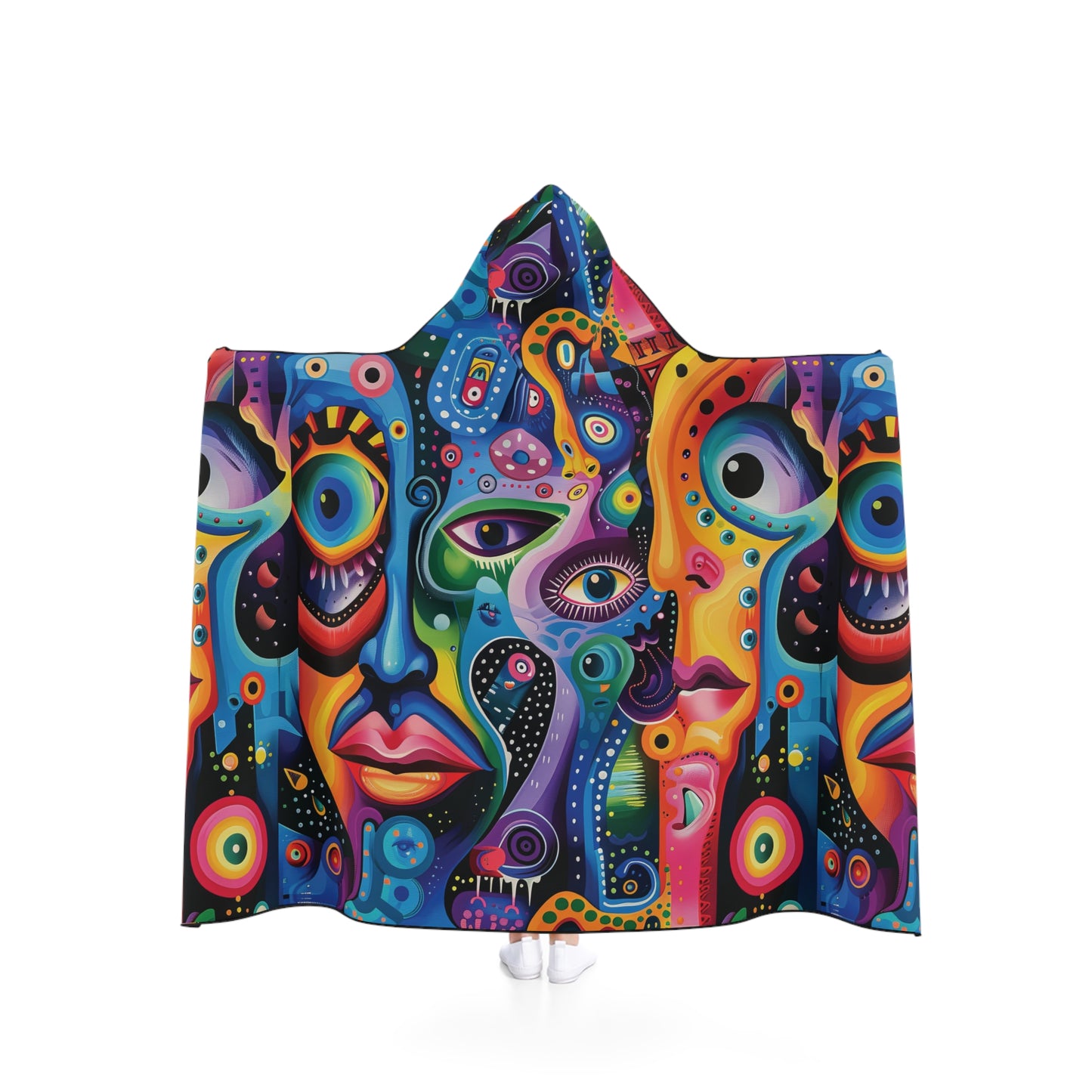 Psychedelic Visions Snuggle Hooded Blanket