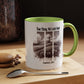 Inspirational Accent Coffee Mug - True Story, He's Not Here (Matthew 28:6) 11oz/ Faith Gift